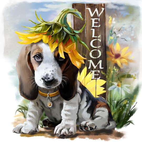 Sparkly Selections Welcome Puppy Diamond Painting Kit